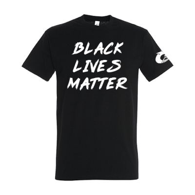 T-Shirt Huskies Black Lives Matter, schwarz